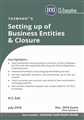 Setting up of Business Entities & Closure- New Syllabus
