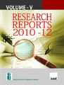 RESEARCH REPORTS 2010-12 (Volume - V)
